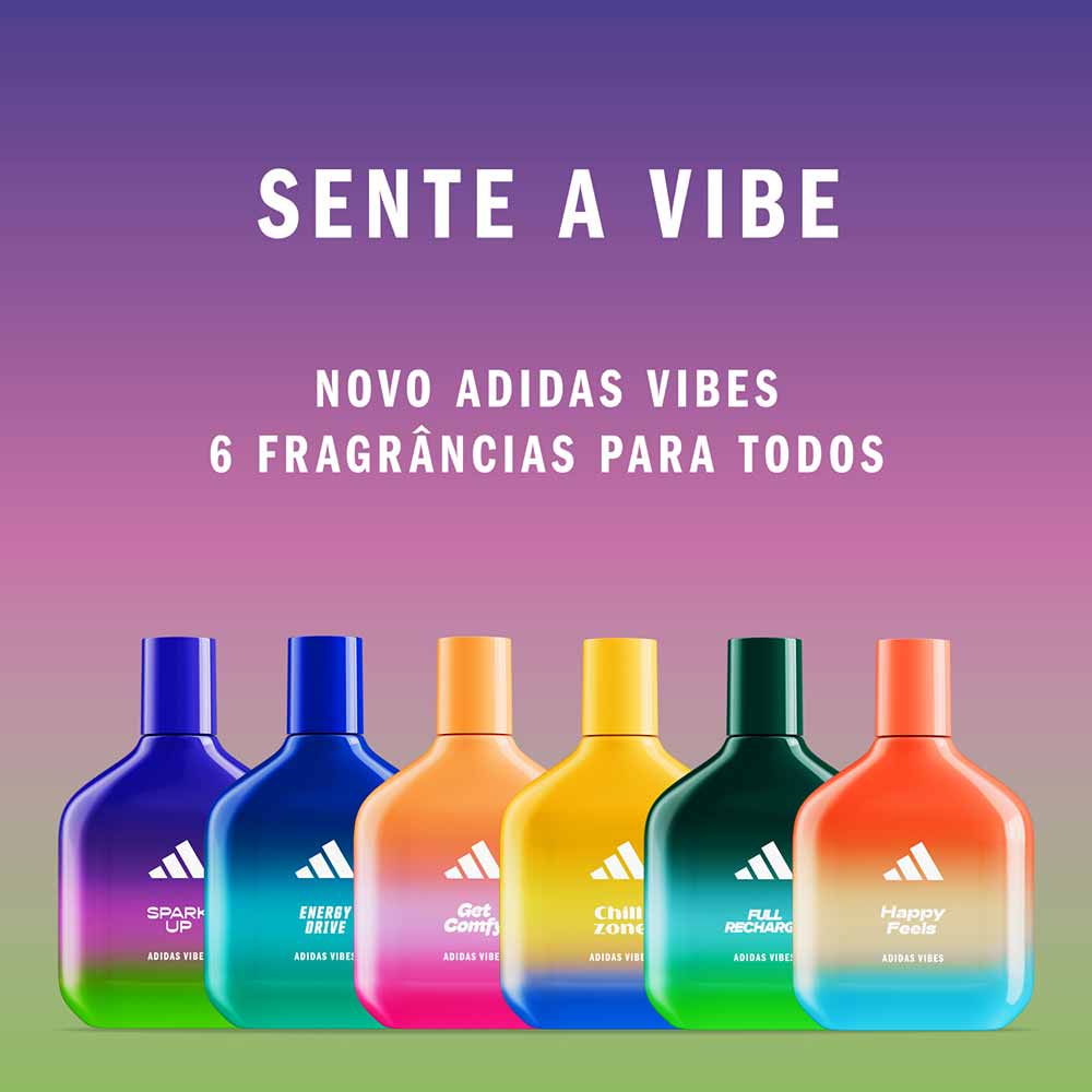 Coffret Adidas Vibes Spark Up Kit - Perfume Unissex EDP + Shower Gel
